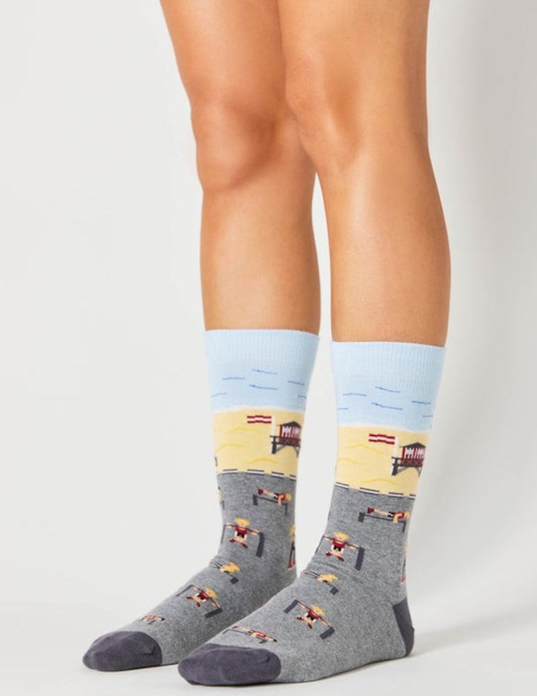Calcetines Be Socks Grises para Hombre.