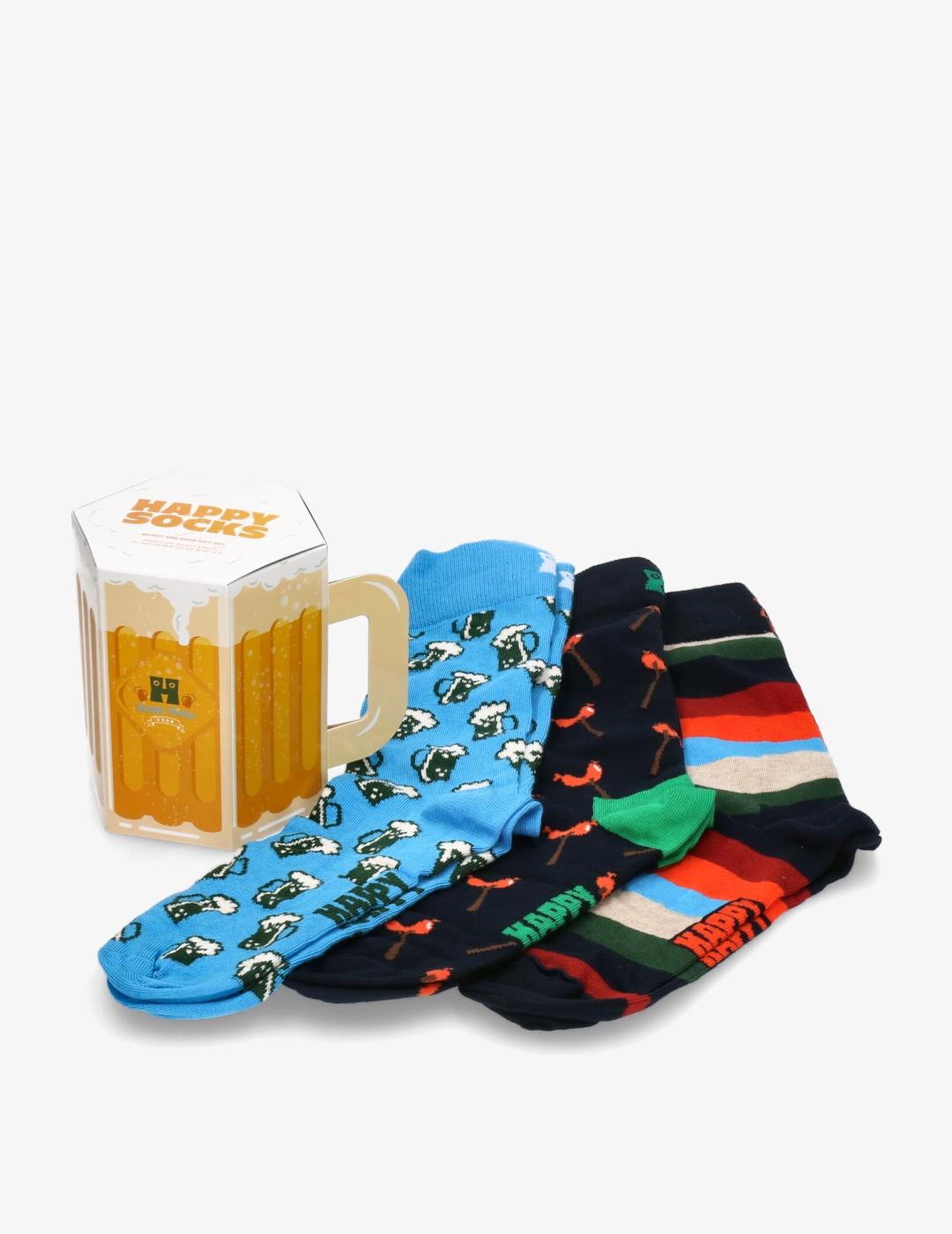 HAPPY SOCKS PACK 3 BEER
