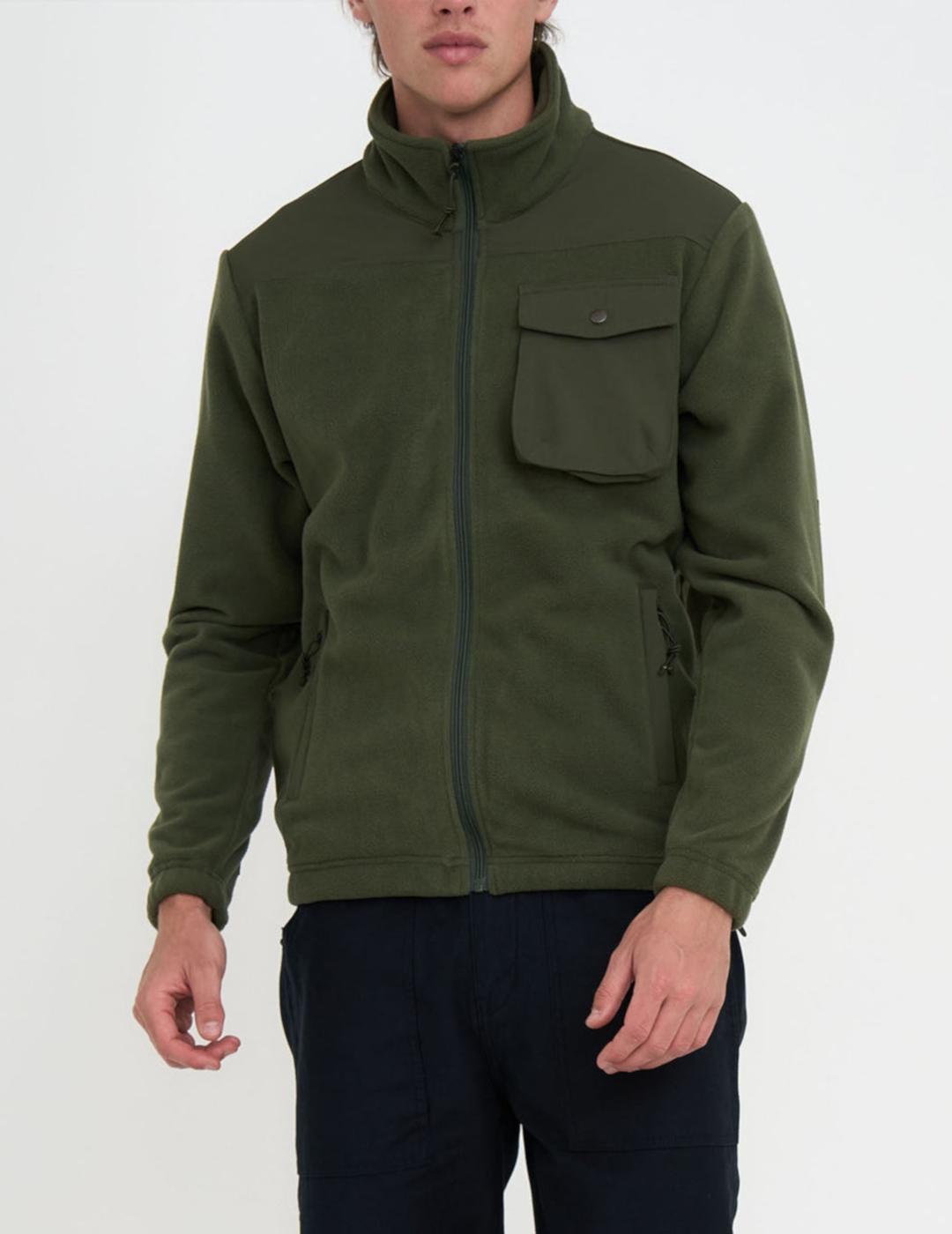 DEUS CHAQUETA CORDURA POLATEC OLIVE