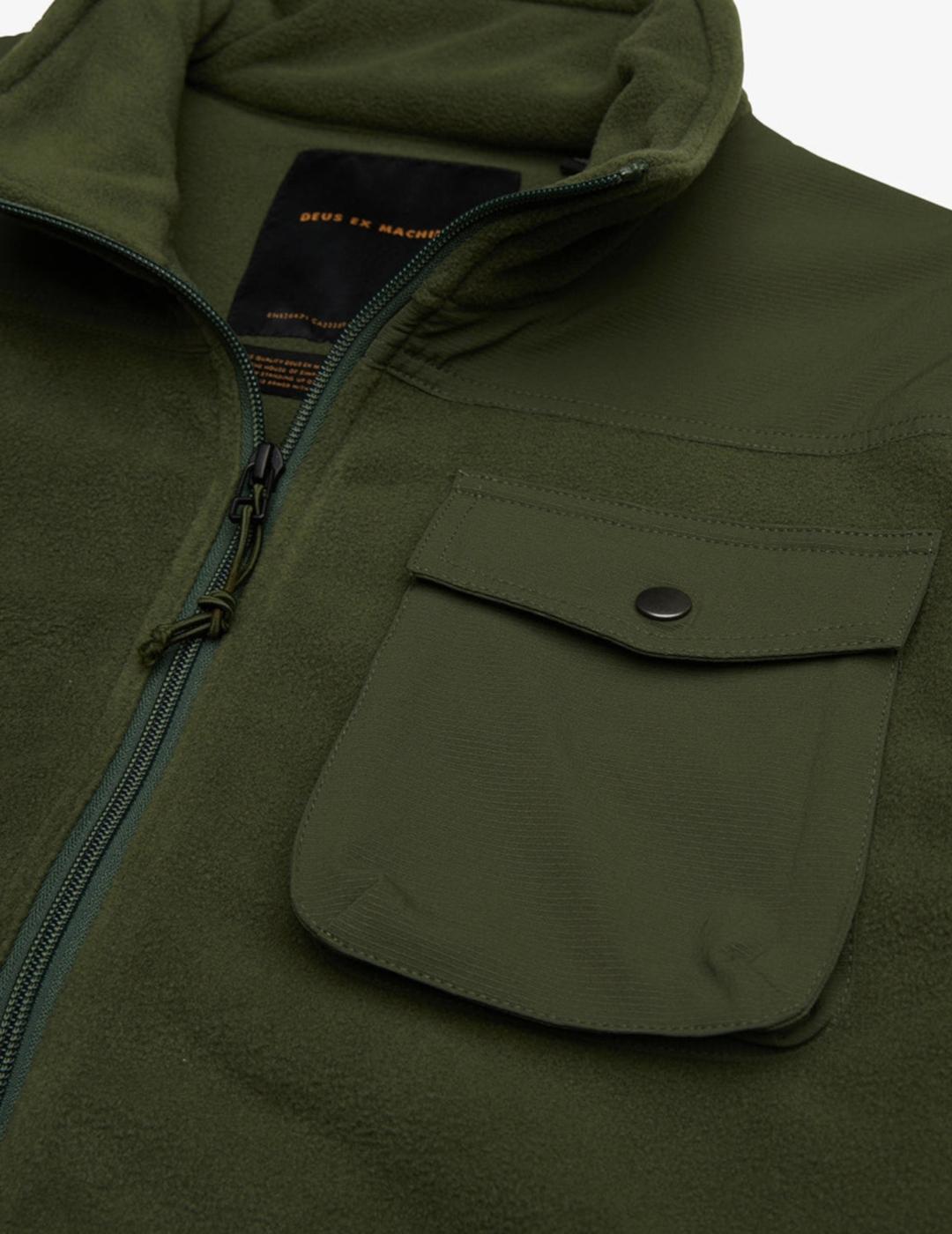 DEUS CHAQUETA CORDURA POLATEC OLIVE