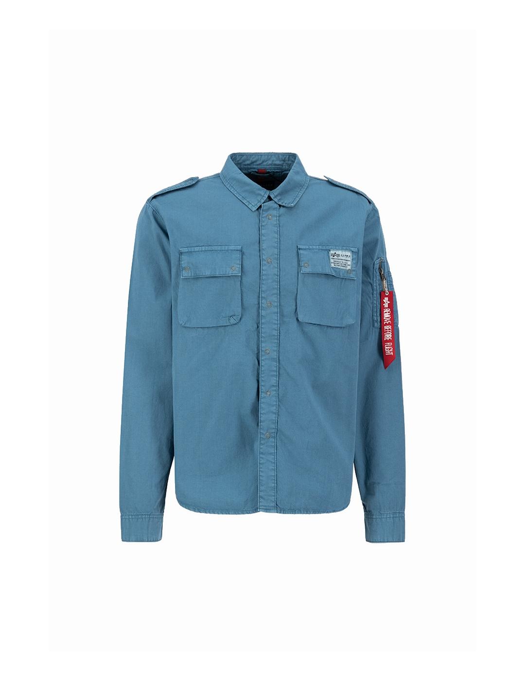 ALPHA CAMISA URBAN MILITARY VINTAGE MARINE