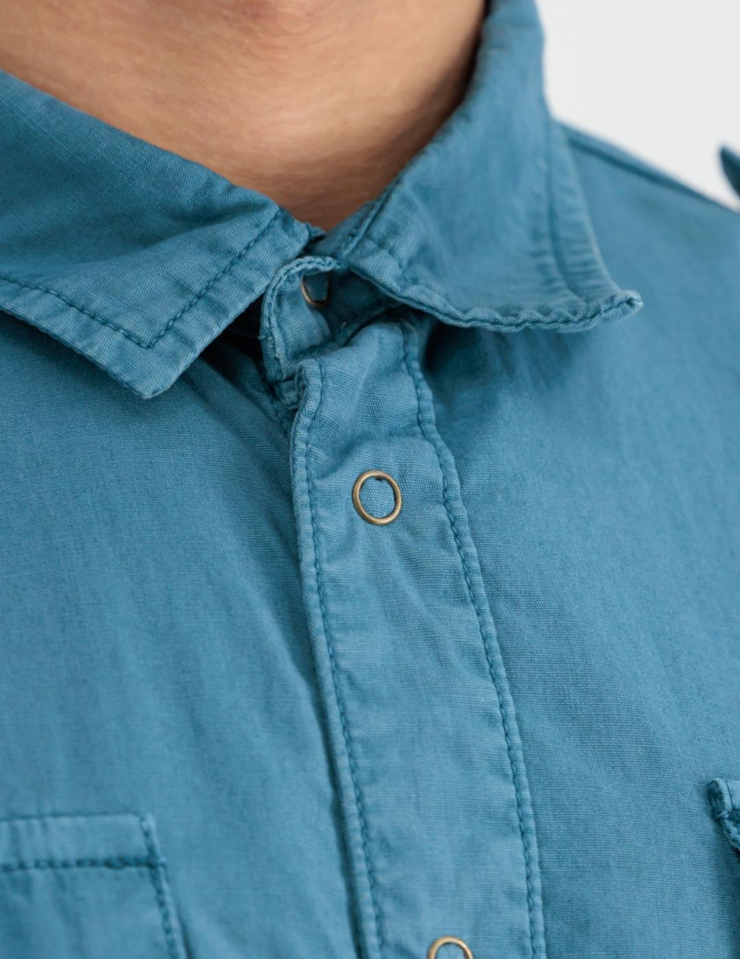 ALPHA CAMISA URBAN MILITARY VINTAGE MARINE