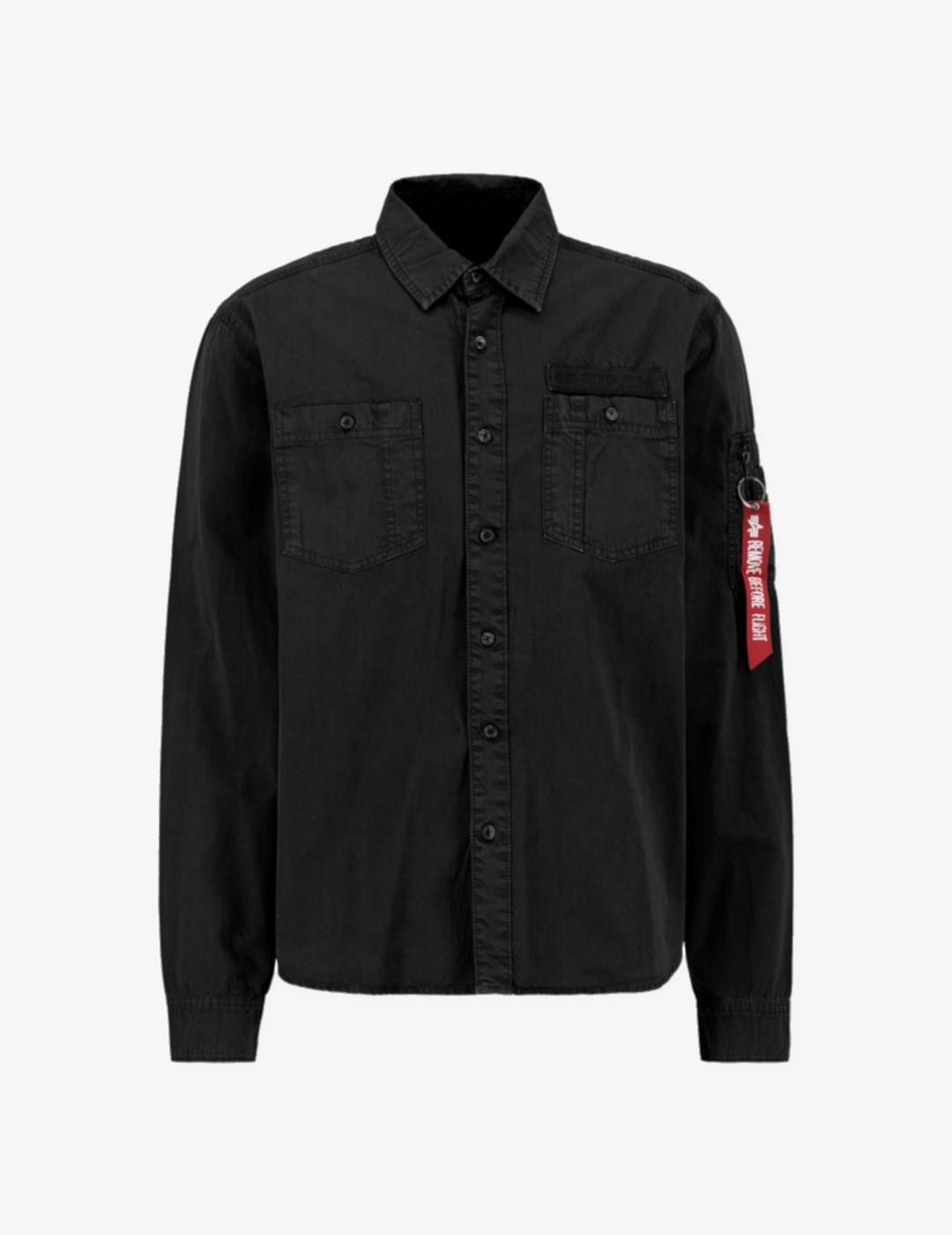 ALPHA CAMISA AIR FORCE BLACK