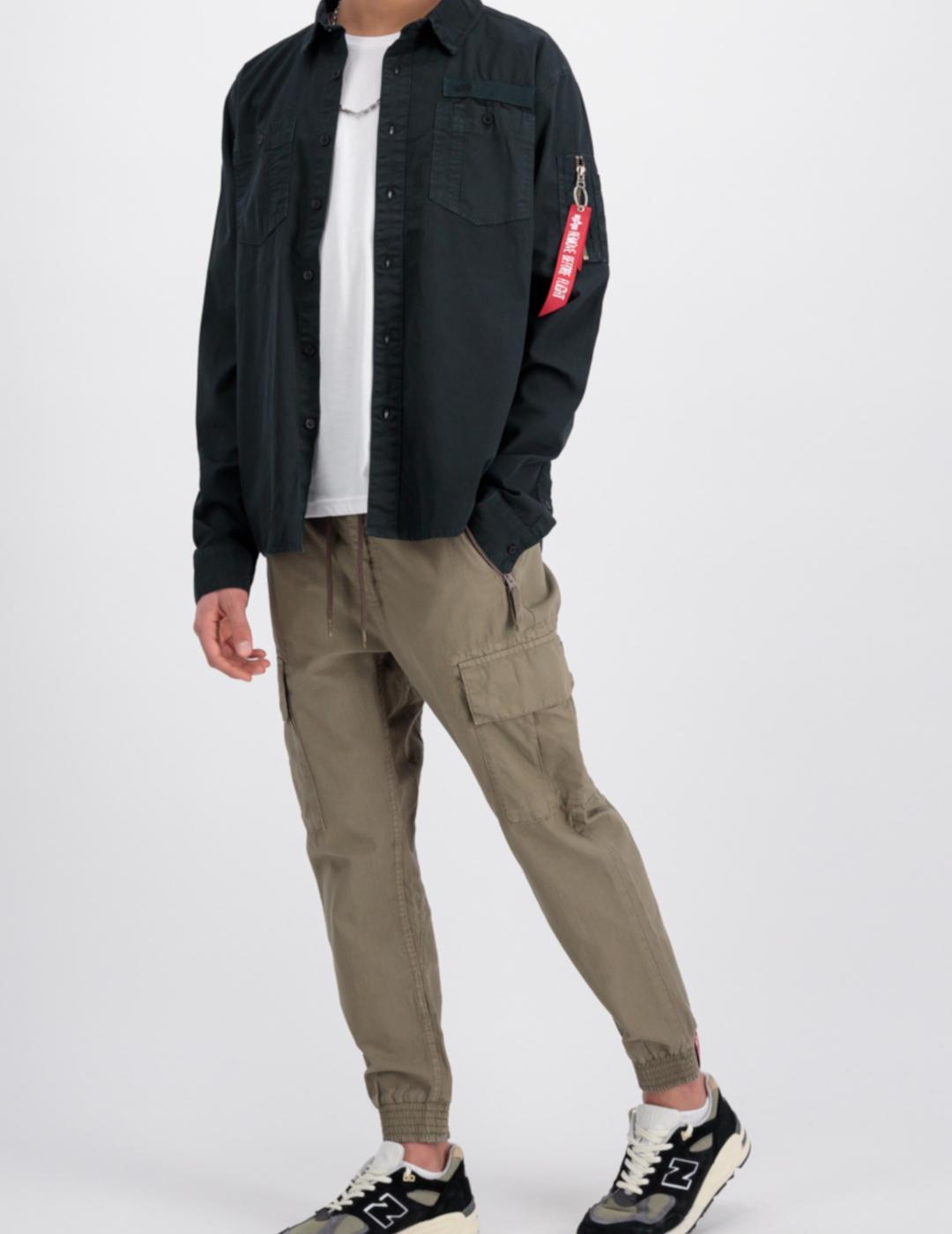 ALPHA CAMISA AIR FORCE BLACK