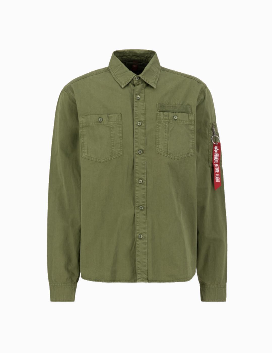 ALPHA SOBRECAMISA VERDE KAKI