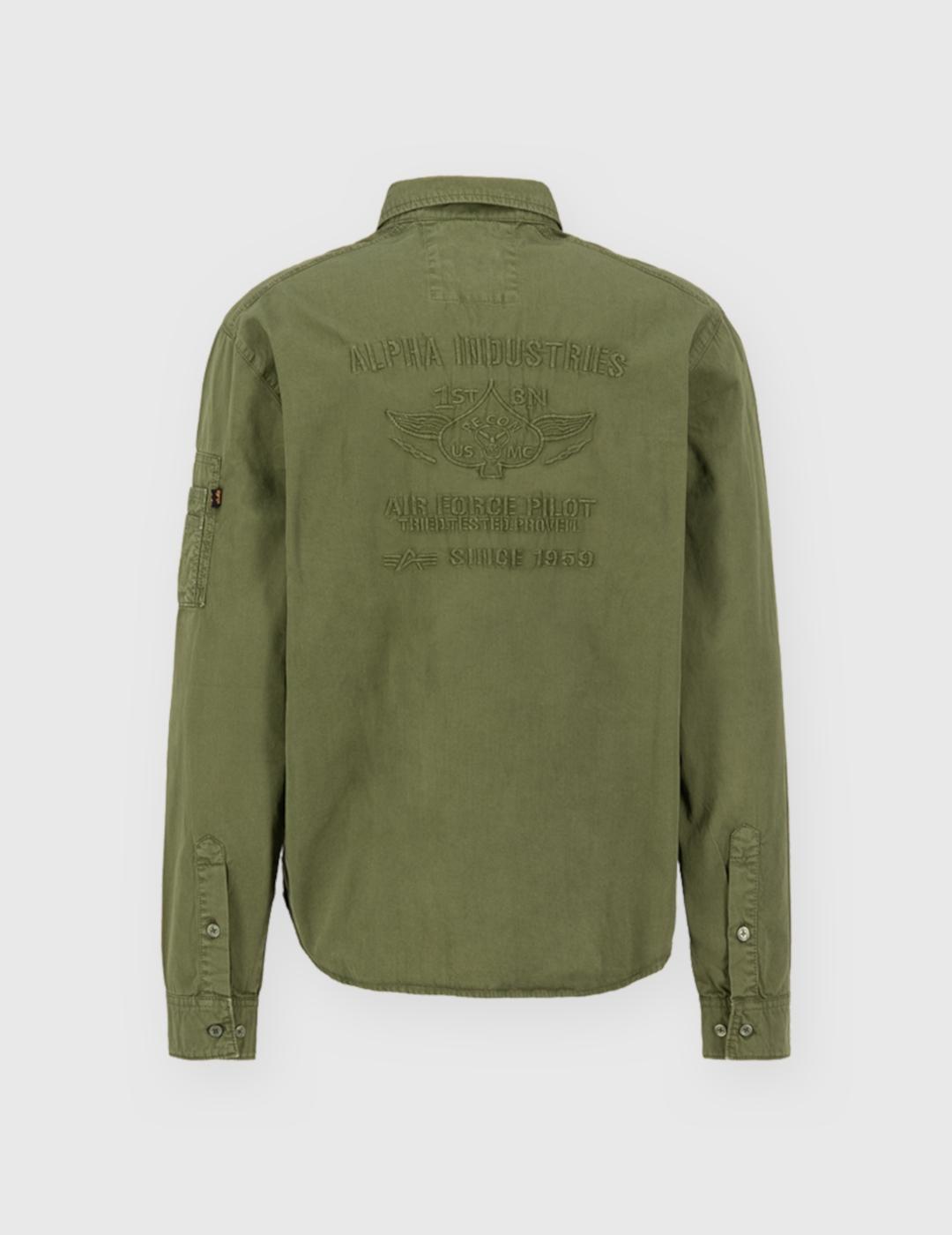 ALPHA SOBRECAMISA VERDE KAKI