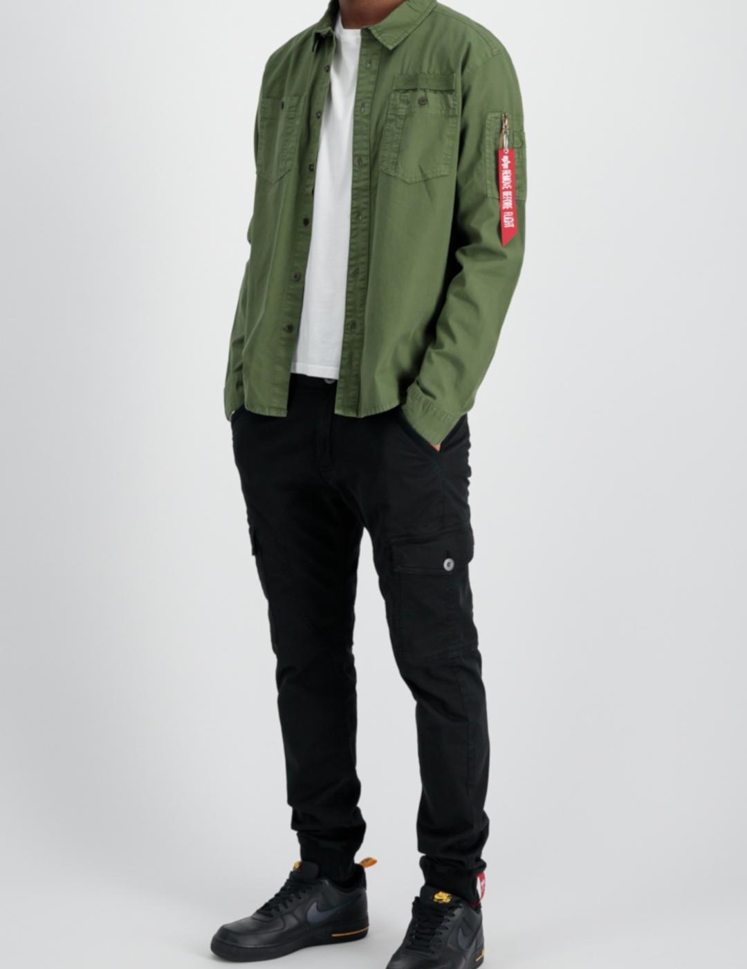 ALPHA SOBRECAMISA VERDE KAKI