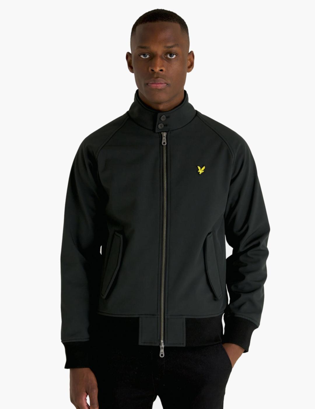 LYLE&SCOTT BOMBER SOFTSHELL NEGRA