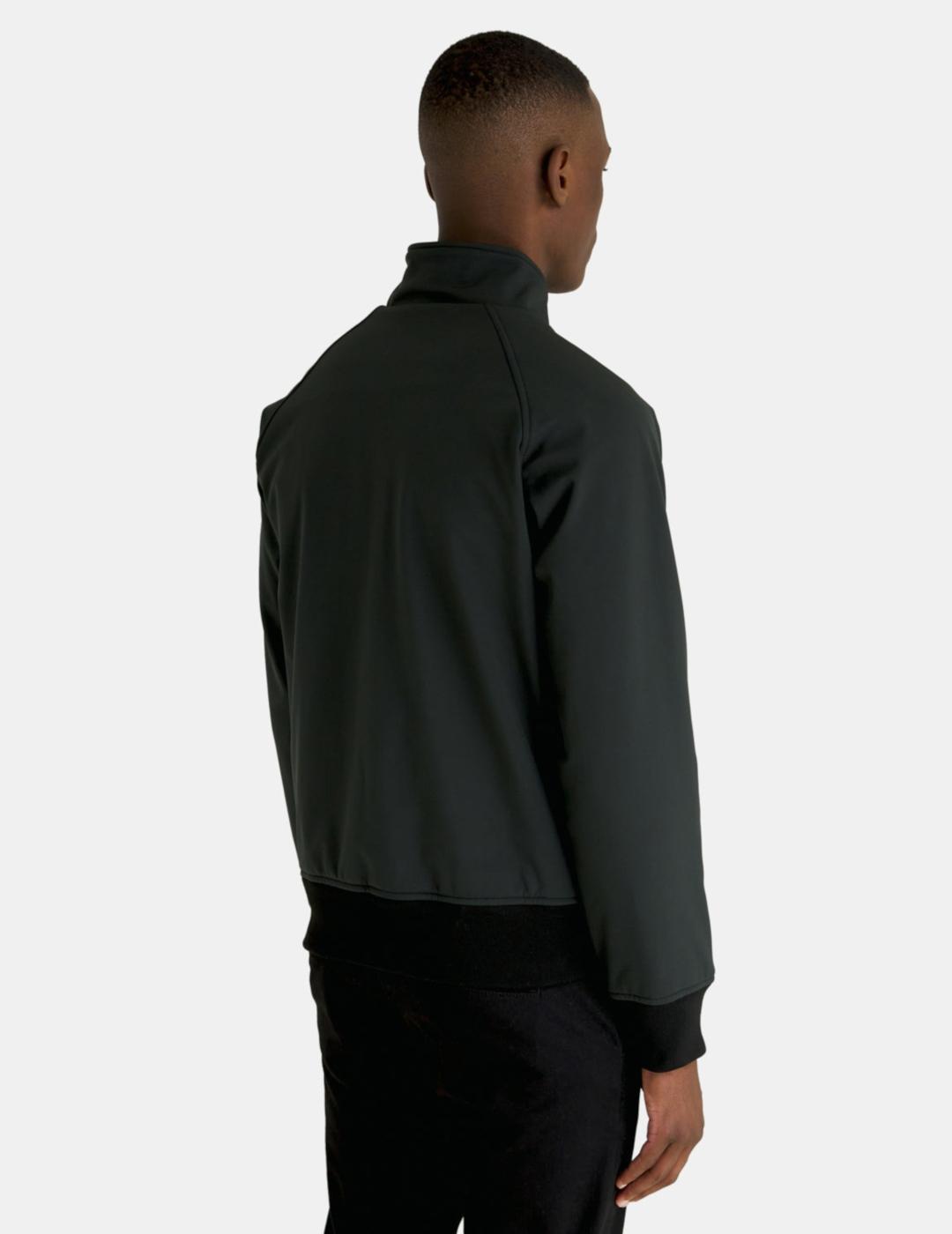 LYLE&SCOTT BOMBER SOFTSHELL NEGRA