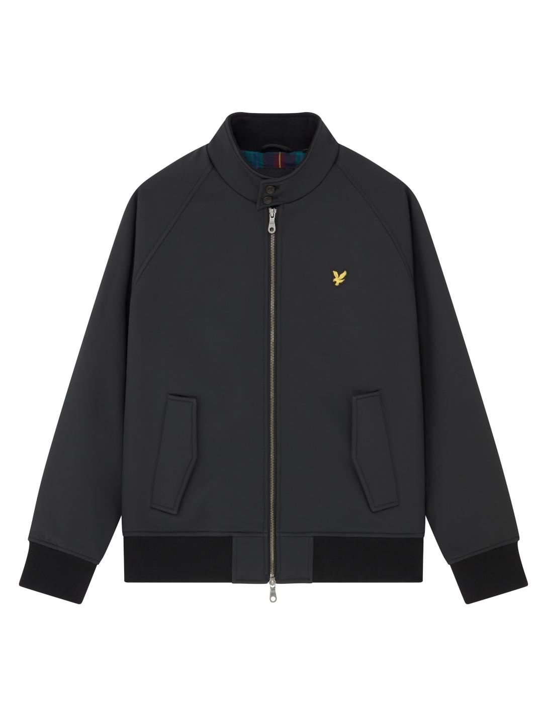 LYLE&SCOTT BOMBER SOFTSHELL NEGRA