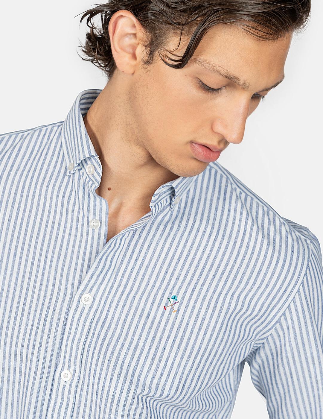 HARPER CAMISA NAVY MEDITERRANEO