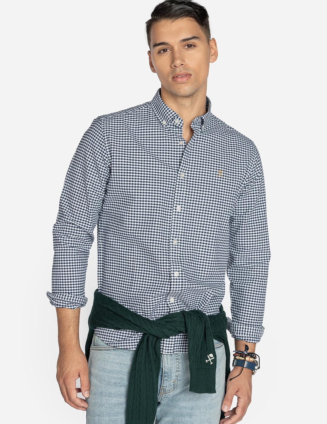 HARPER CAMISA NAVY VICHY