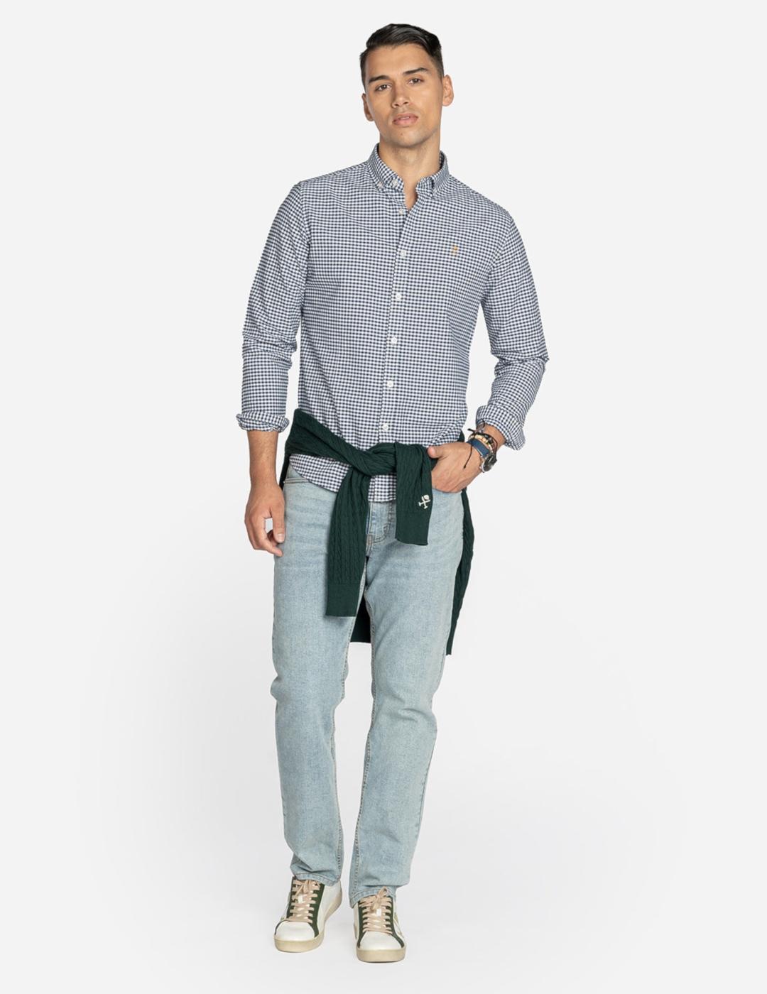 HARPER CAMISA NAVY VICHY