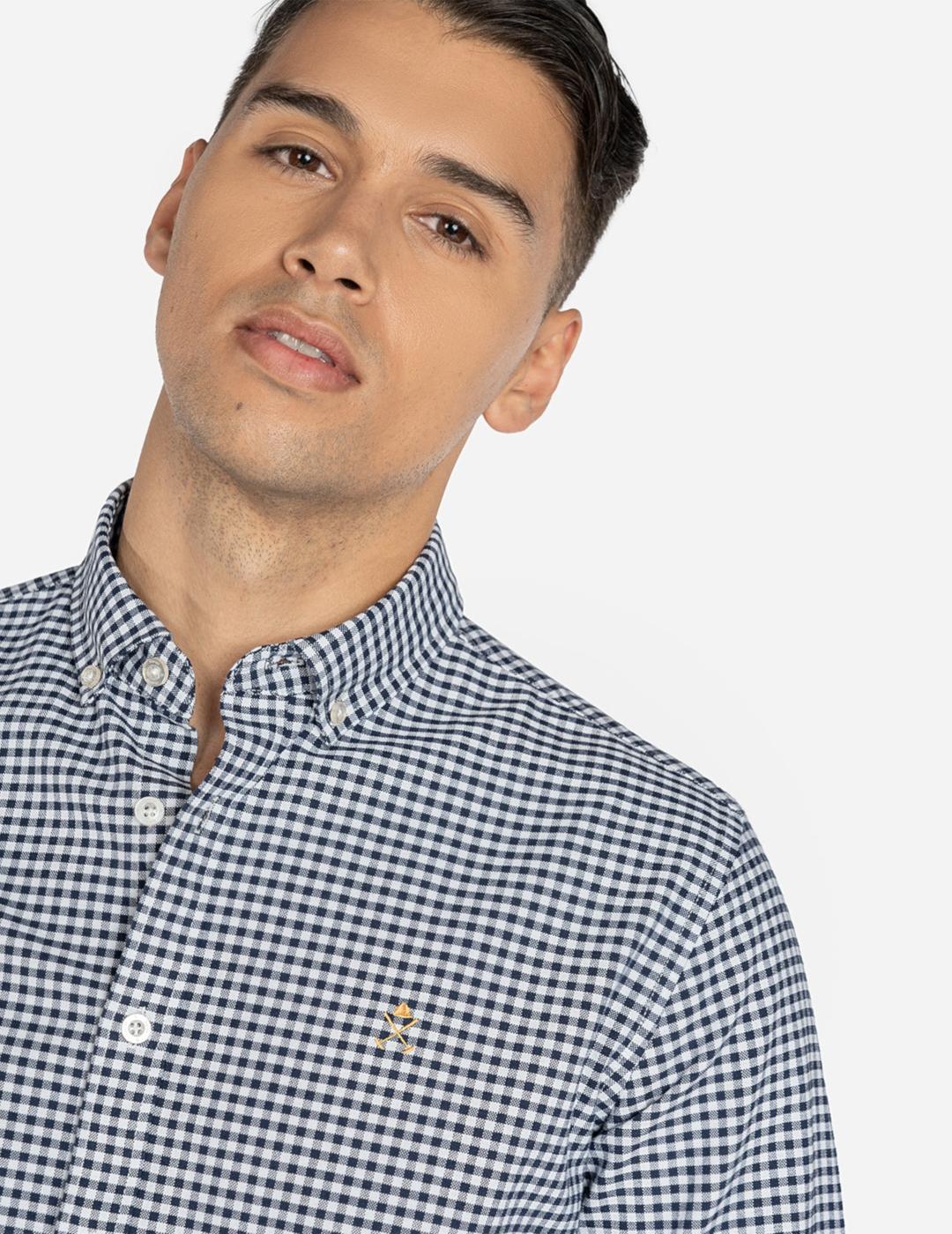 HARPER CAMISA NAVY VICHY