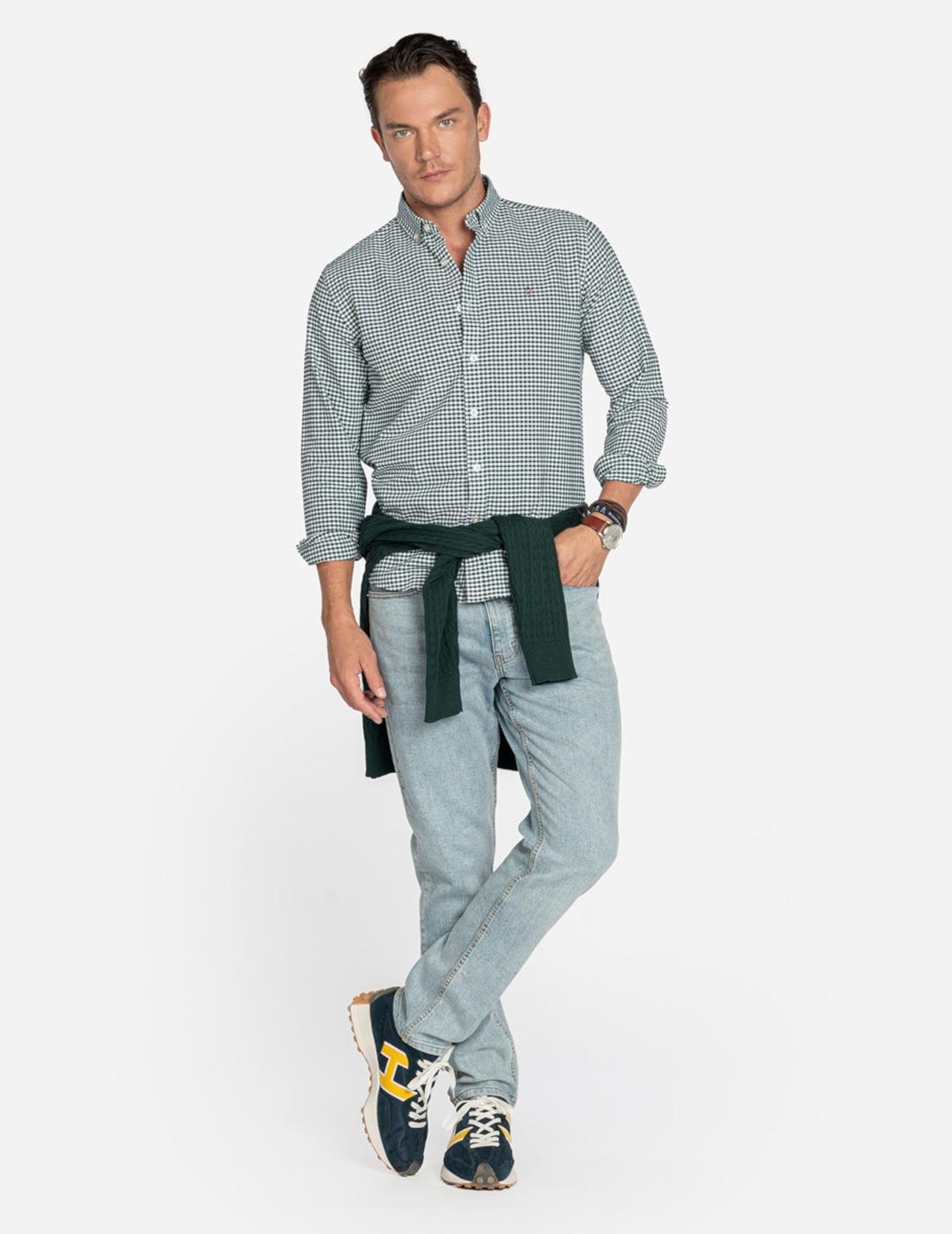 HARPER CAMISA GREEN BOTTLE VICHY