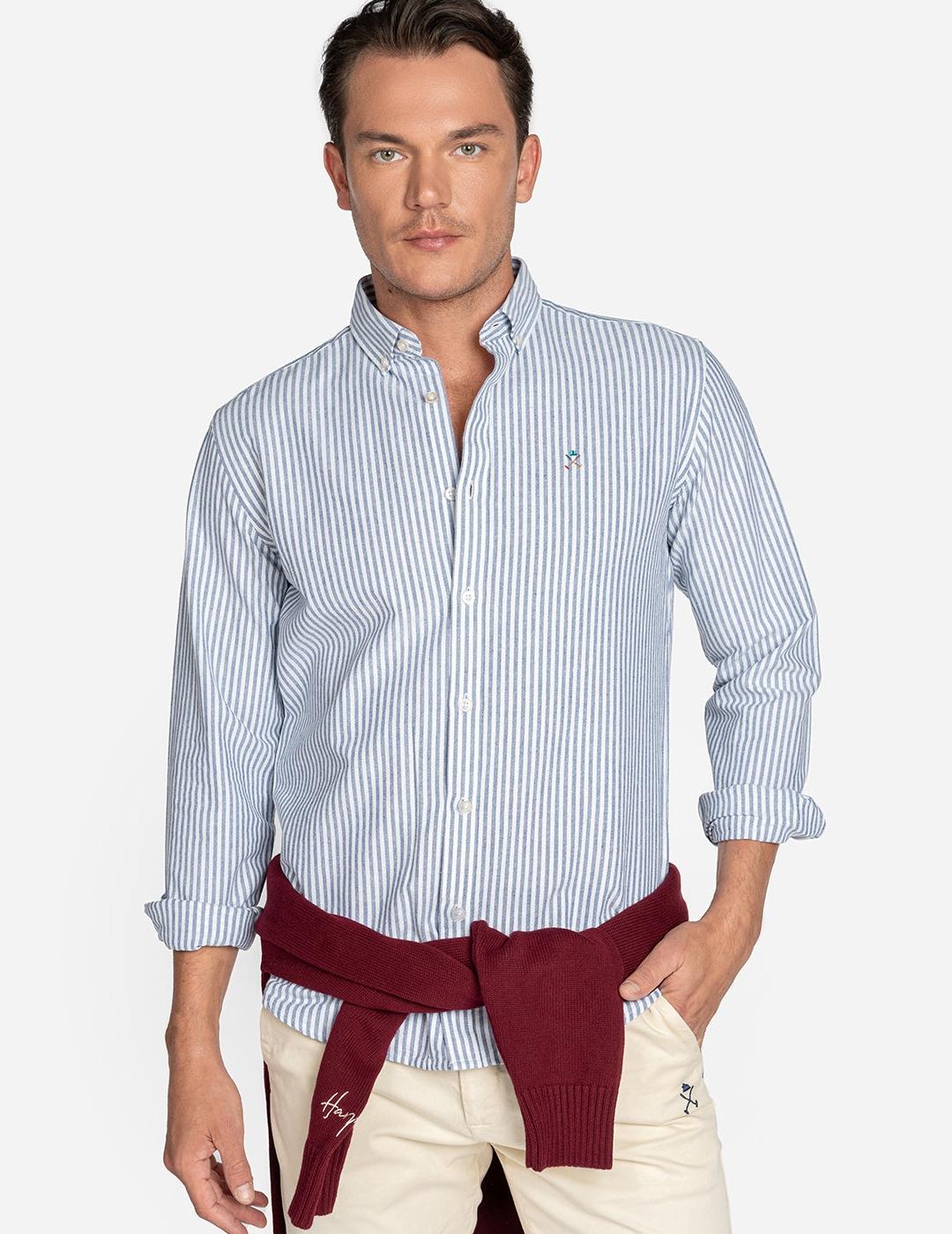 HARPER CAMISA NAVY NORTH SEA