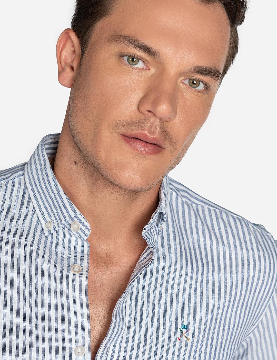 HARPER CAMISA NAVY NORTH SEA