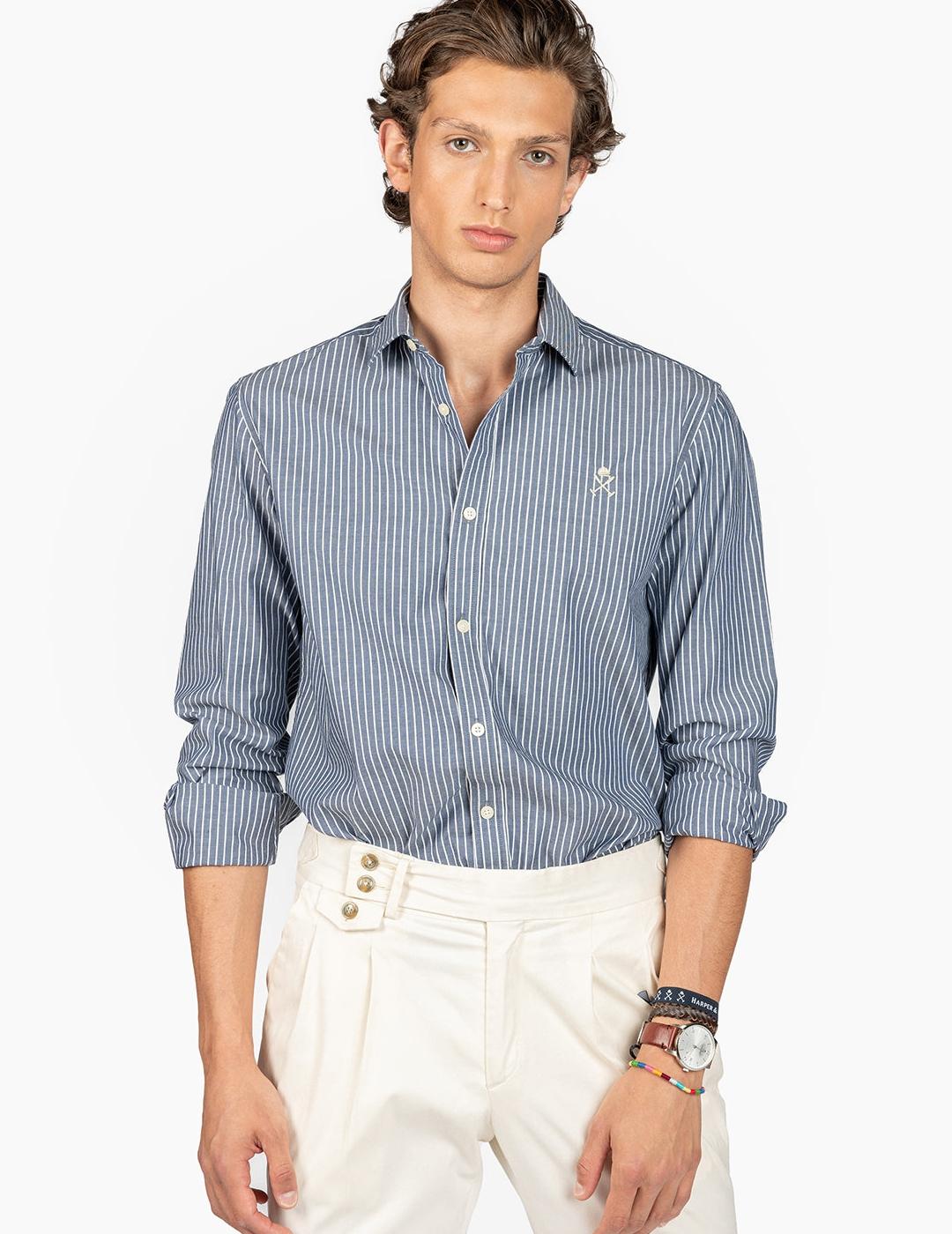 HARPER CAMISA NAVY TALLIN