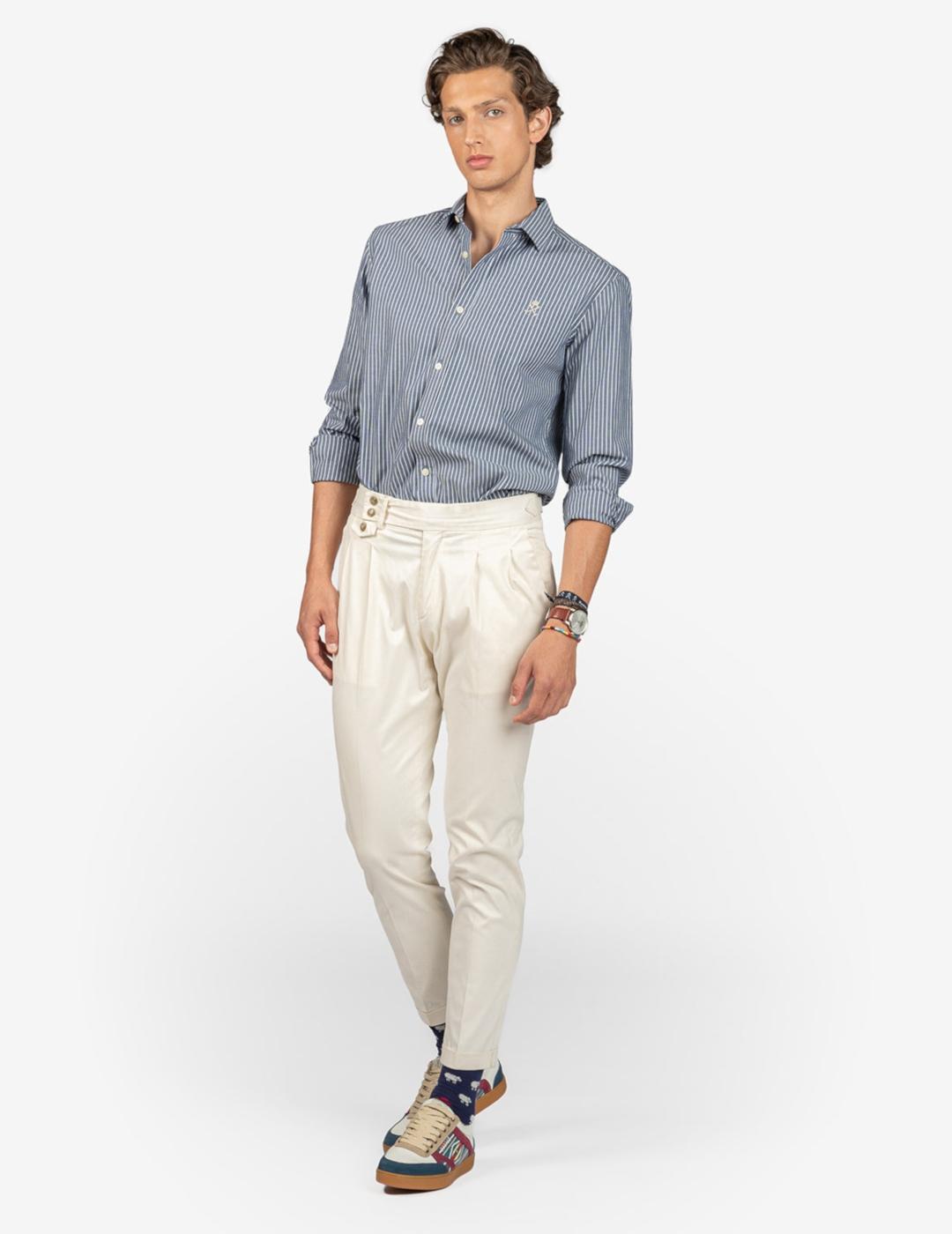 HARPER CAMISA NAVY TALLIN