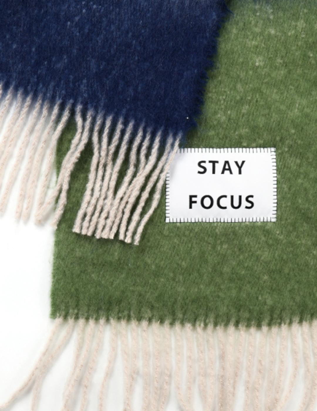 VERB TO DO BUFANDA STAY FOCUS