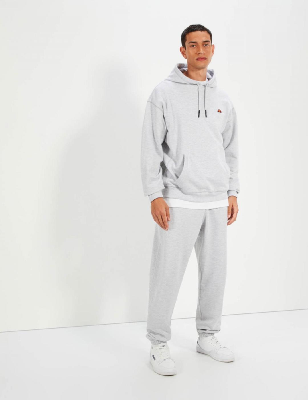 ELLESSE HOODIE WHITE MARL CALDINE