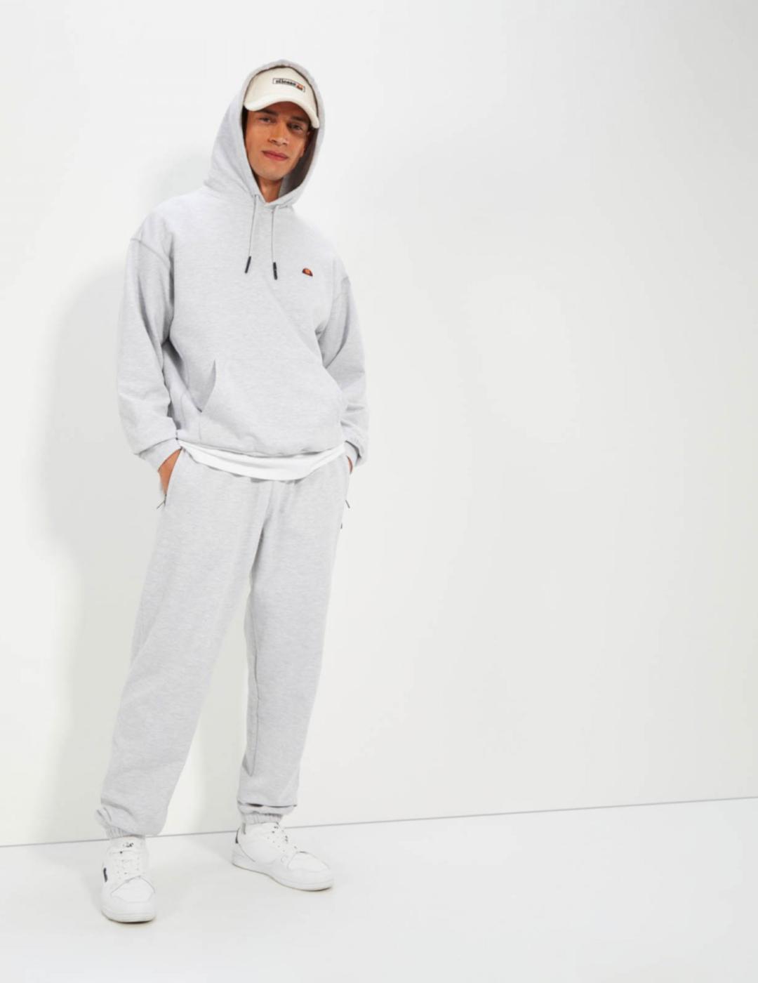 ELLESSE HOODIE WHITE MARL CALDINE