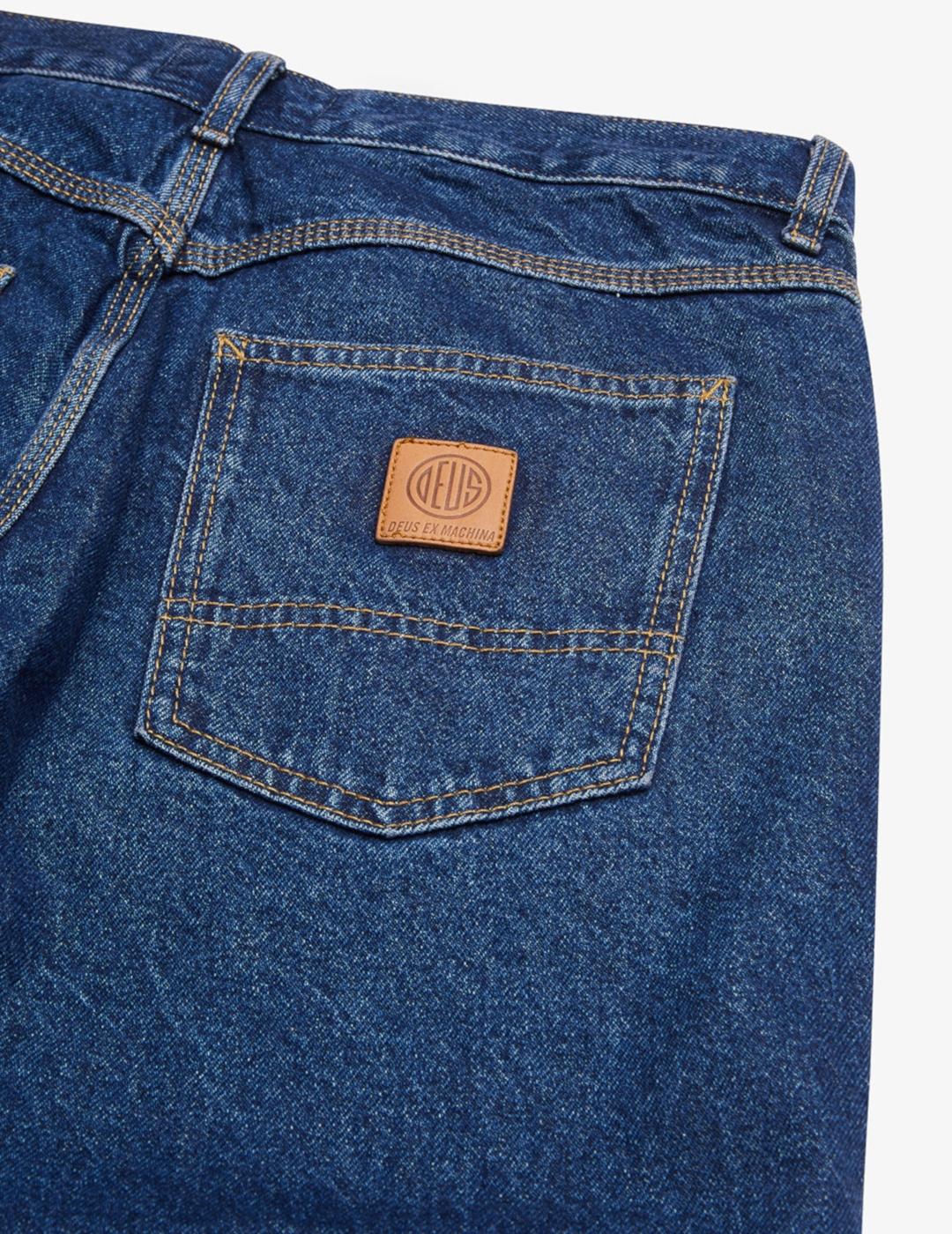 DEUS SLIM JEANS RINSE WASH MEMPHIS