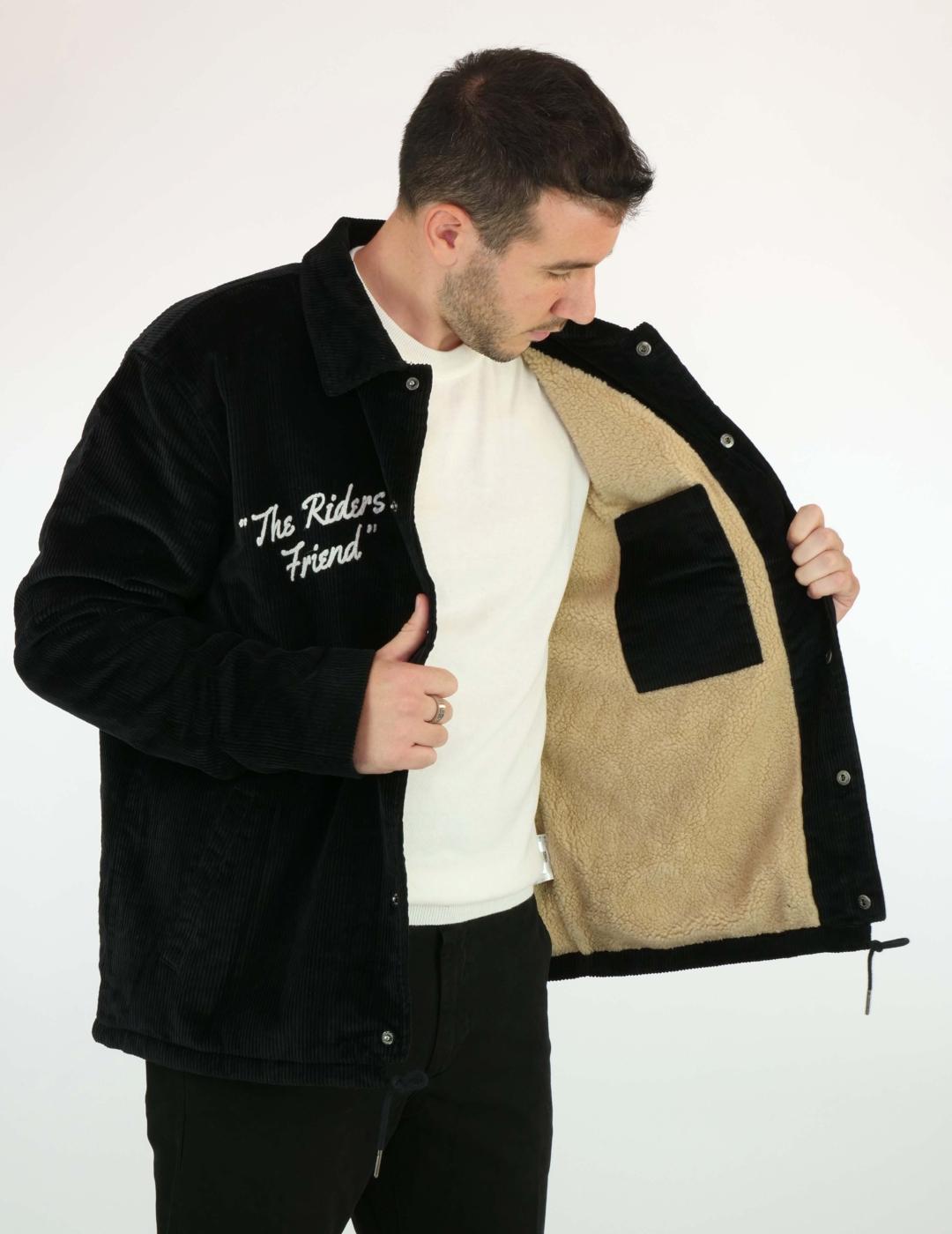 DEUS CAZADORA NEGRA RIDERS FRIEND