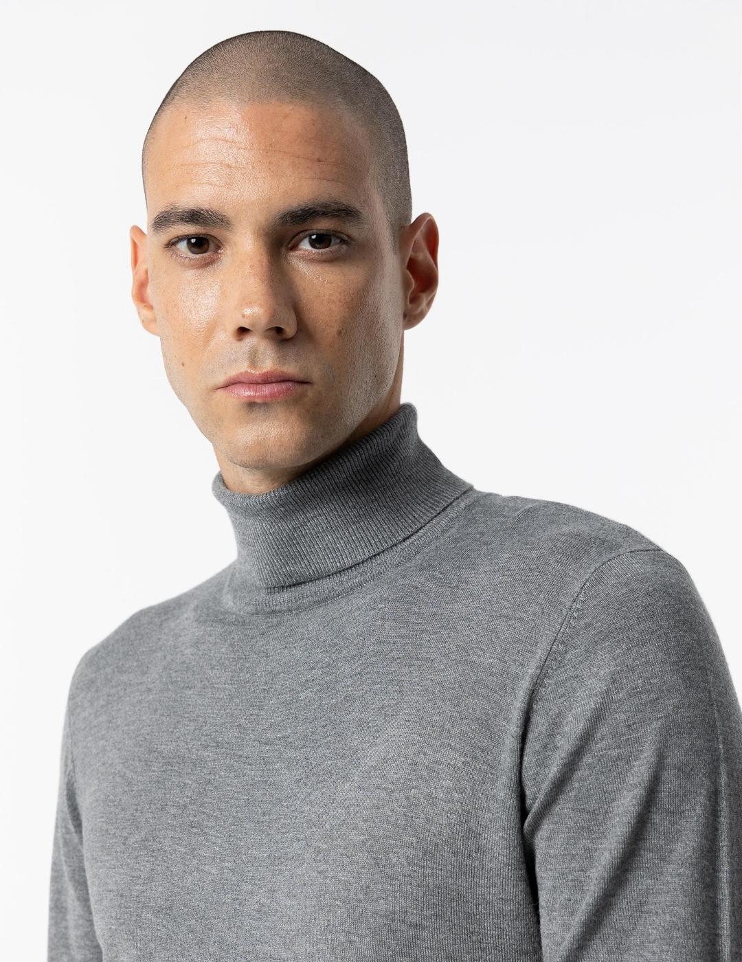 TIFFOSI JERSEY GRIS BOND CUELLO ALTO