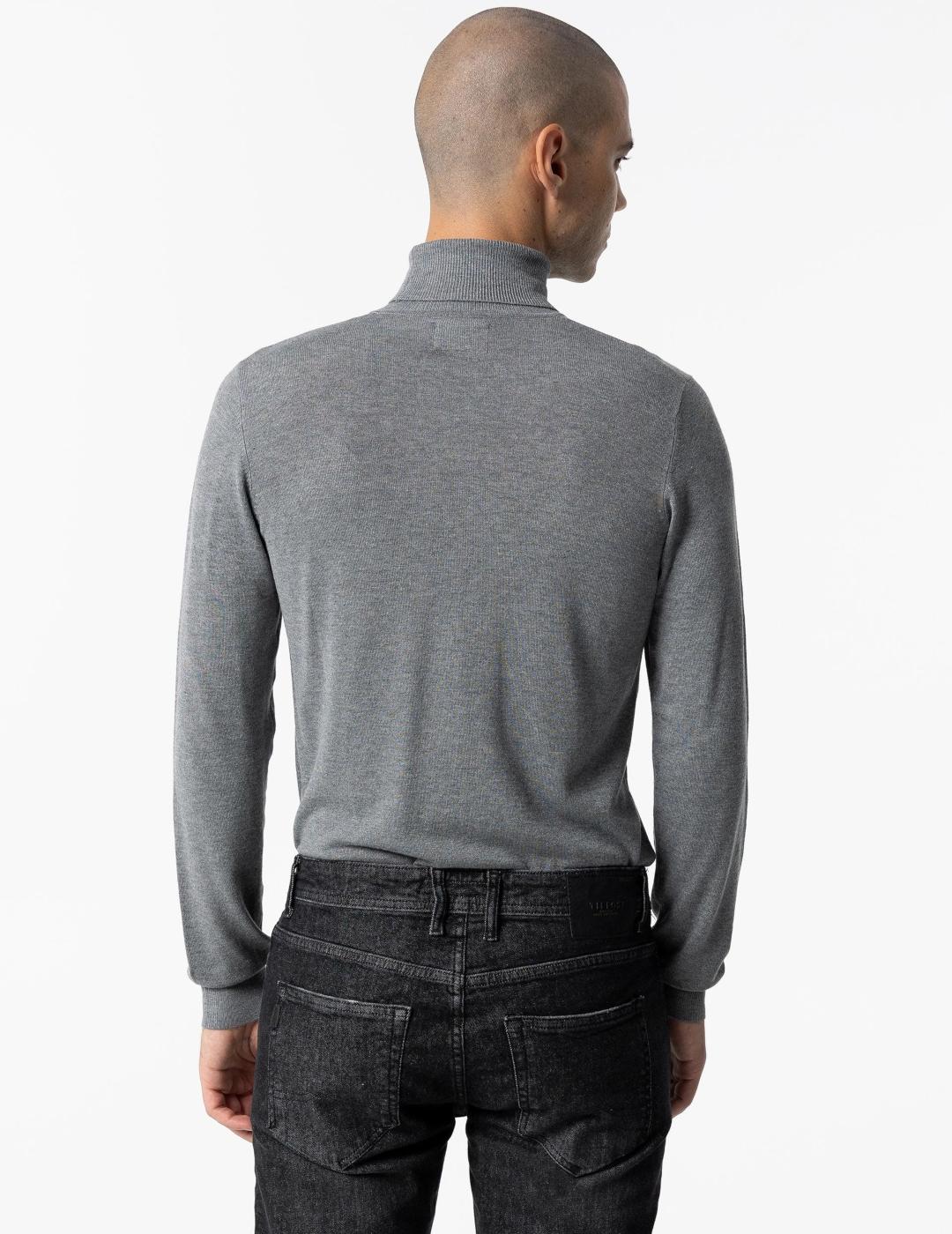 TIFFOSI JERSEY GRIS BOND CUELLO ALTO