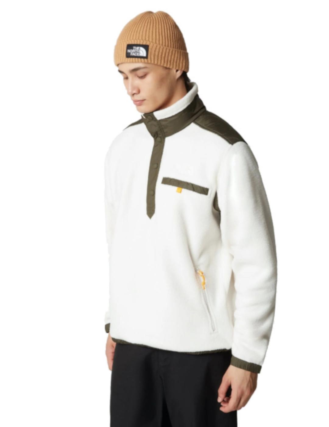 NORTH FACE ROYAL ARCH 1/4 SNAP BLANCO