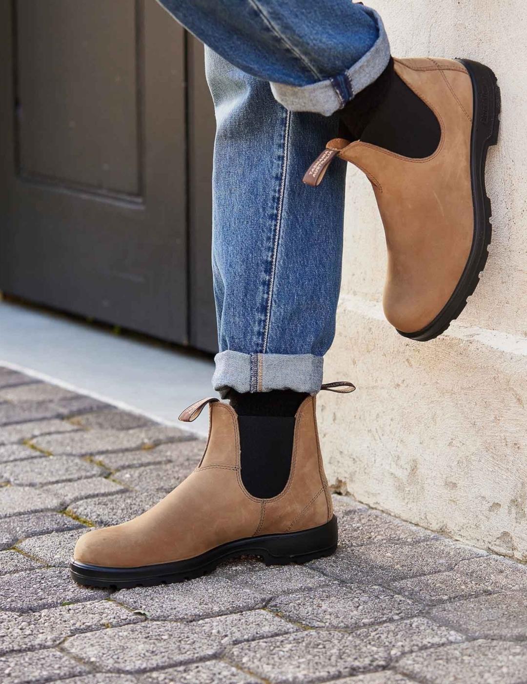 BOTAS BLUNDSTONE DIJON BLACK CAMEL
