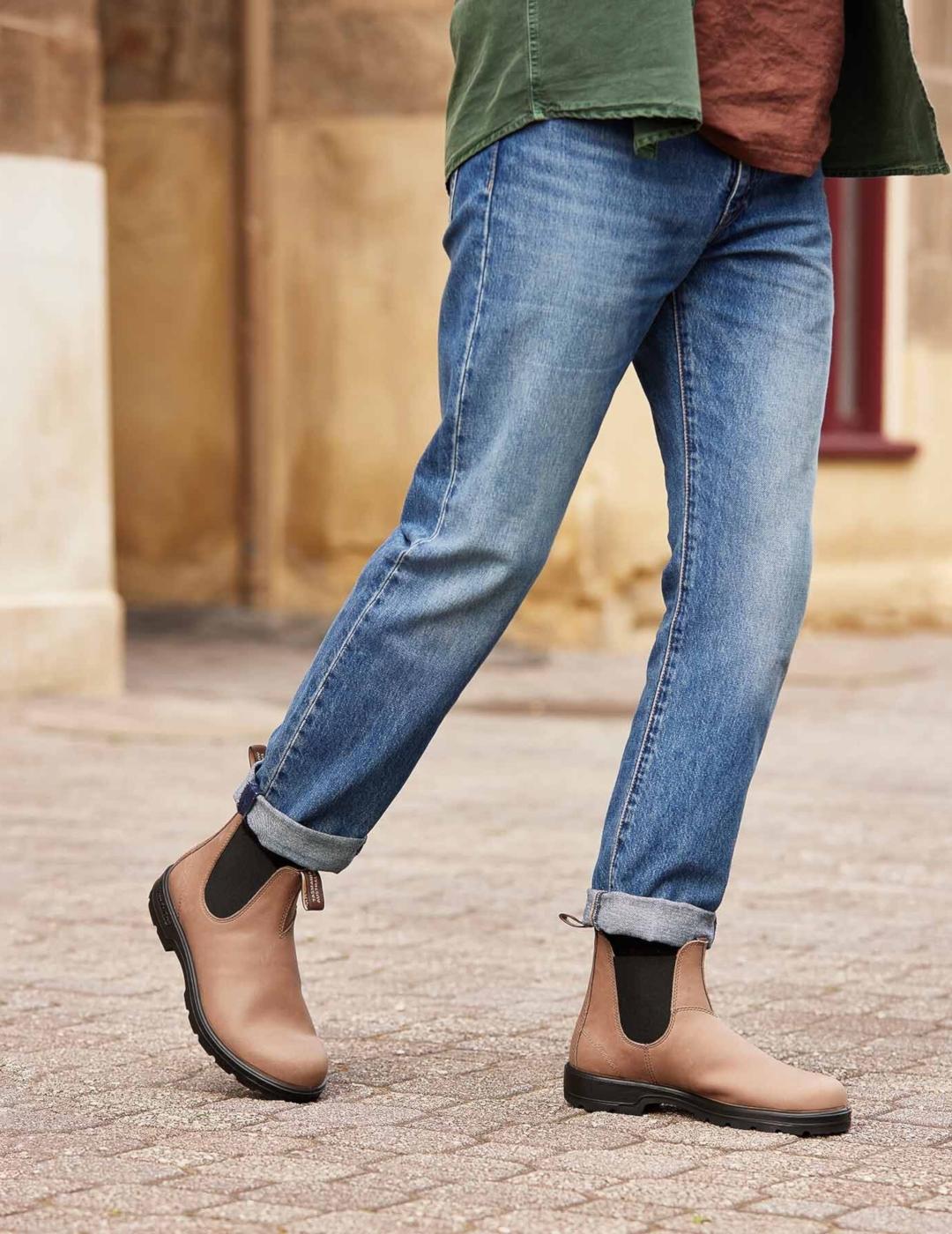 BOTAS BLUNDSTONE DIJON BLACK CAMEL