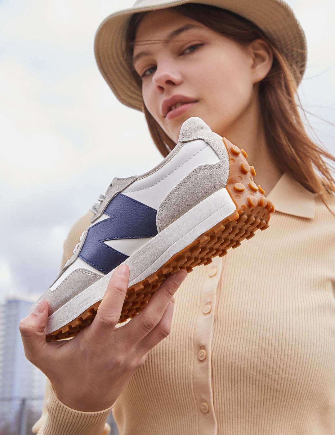 ZAPATILLA NEW BALANCE 327 WHITE NAVY