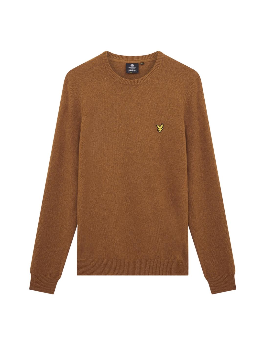 LYLE&SCOTT JERSEY CUELLO REDON BRONCE