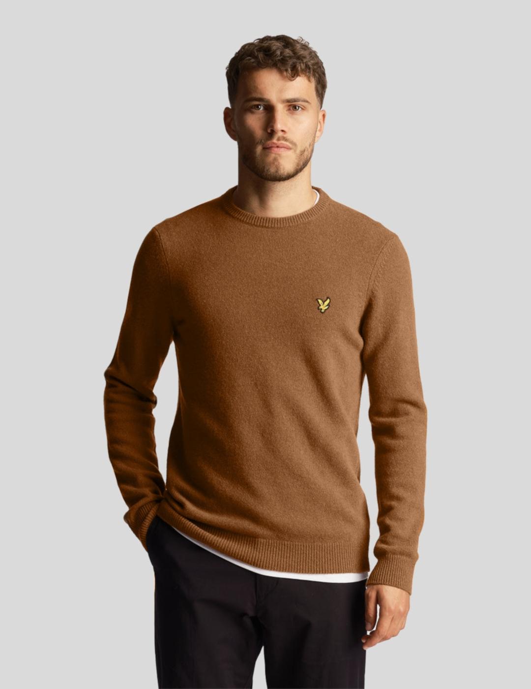 LYLE&SCOTT JERSEY CUELLO REDON BRONCE