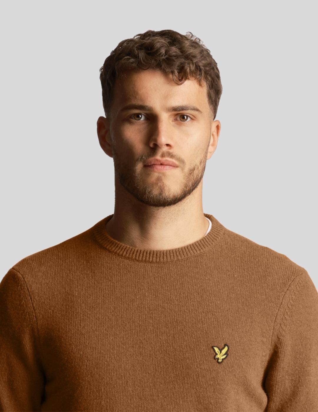 LYLE&SCOTT JERSEY CUELLO REDON BRONCE