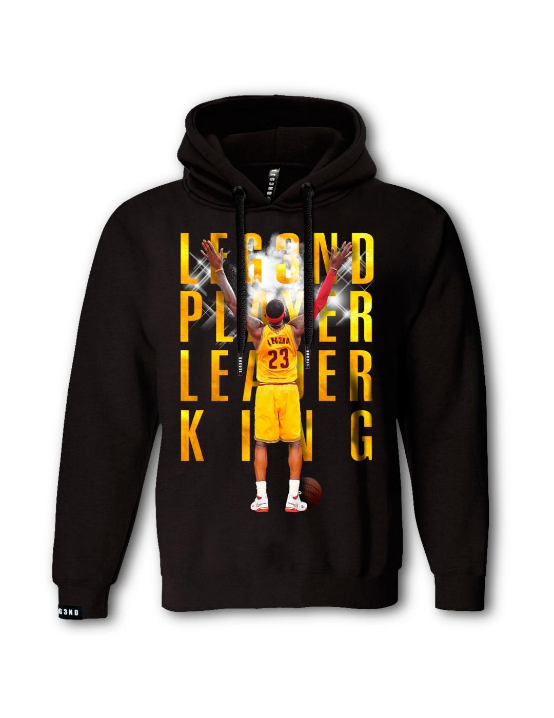 Sudaderas Leg3nd negras para hombre.