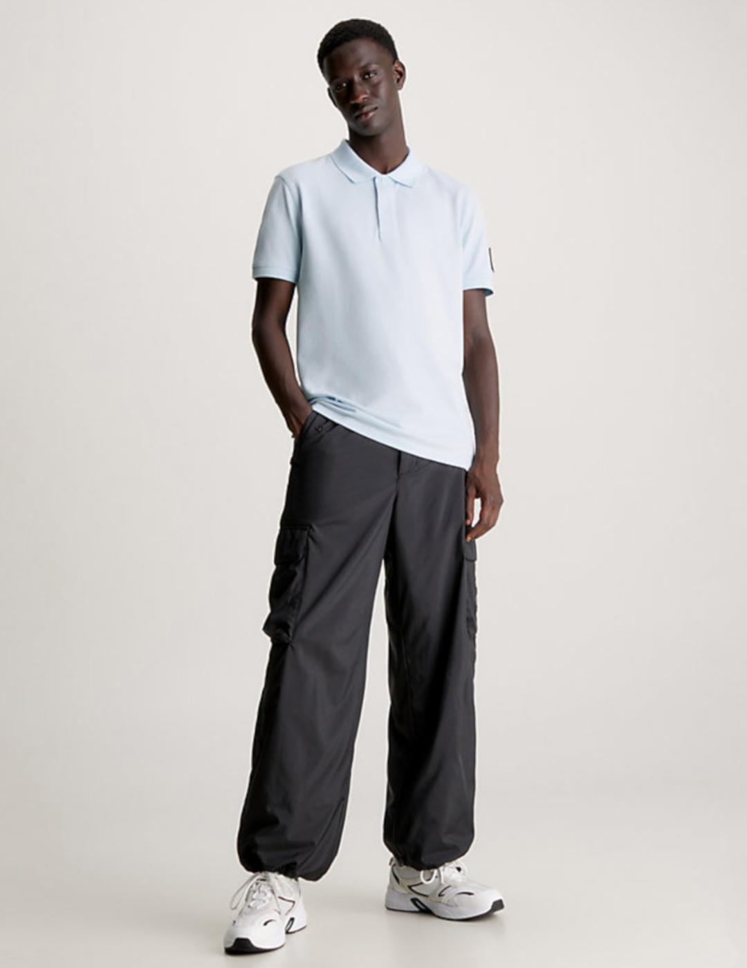 CALVIN KLEIN POLO BADGE KEEPSAKE BLUE