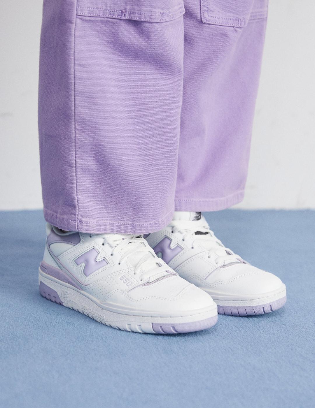 NEW BALANCE 550 BLANCA LILA