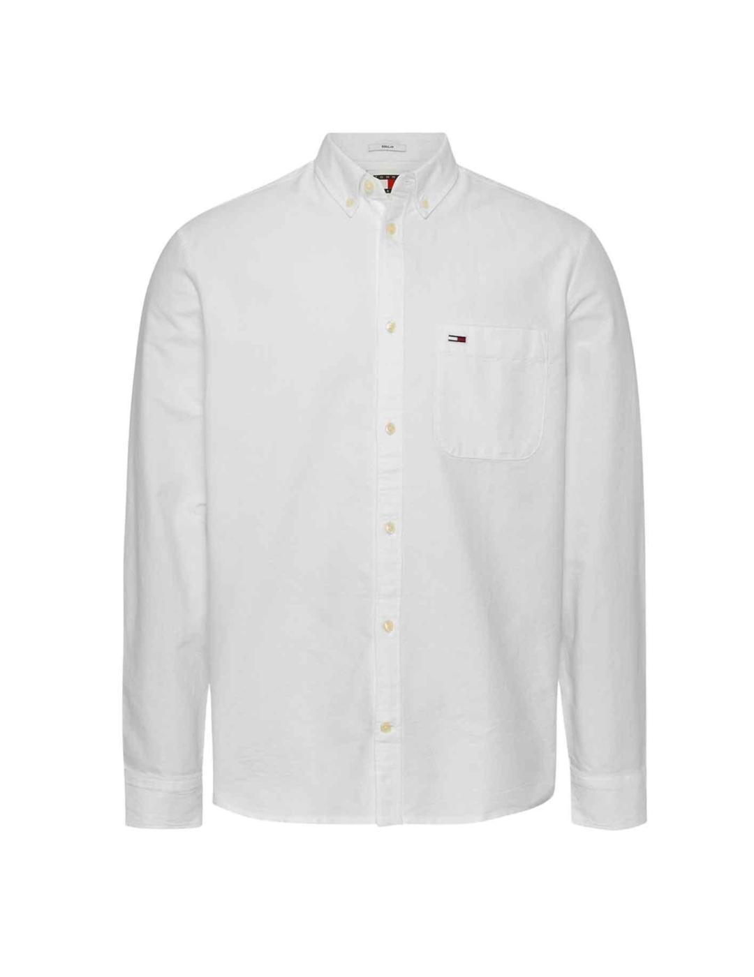 TOMMY CAMISA BLANCA OXFORD
