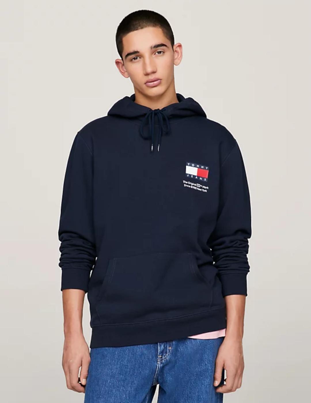 TOMMY HOODIE ESSENTIAL MARINO LOGO