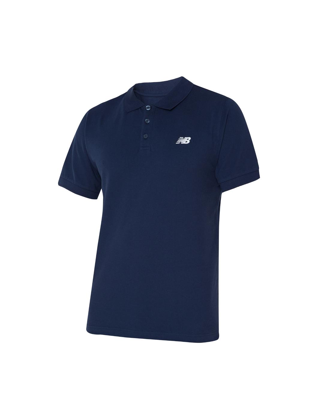 NEW BALANCE POLO AZUL MARINO