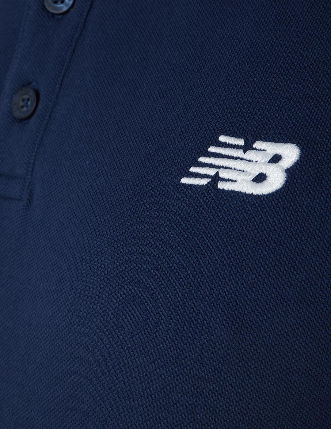 NEW BALANCE POLO AZUL MARINO