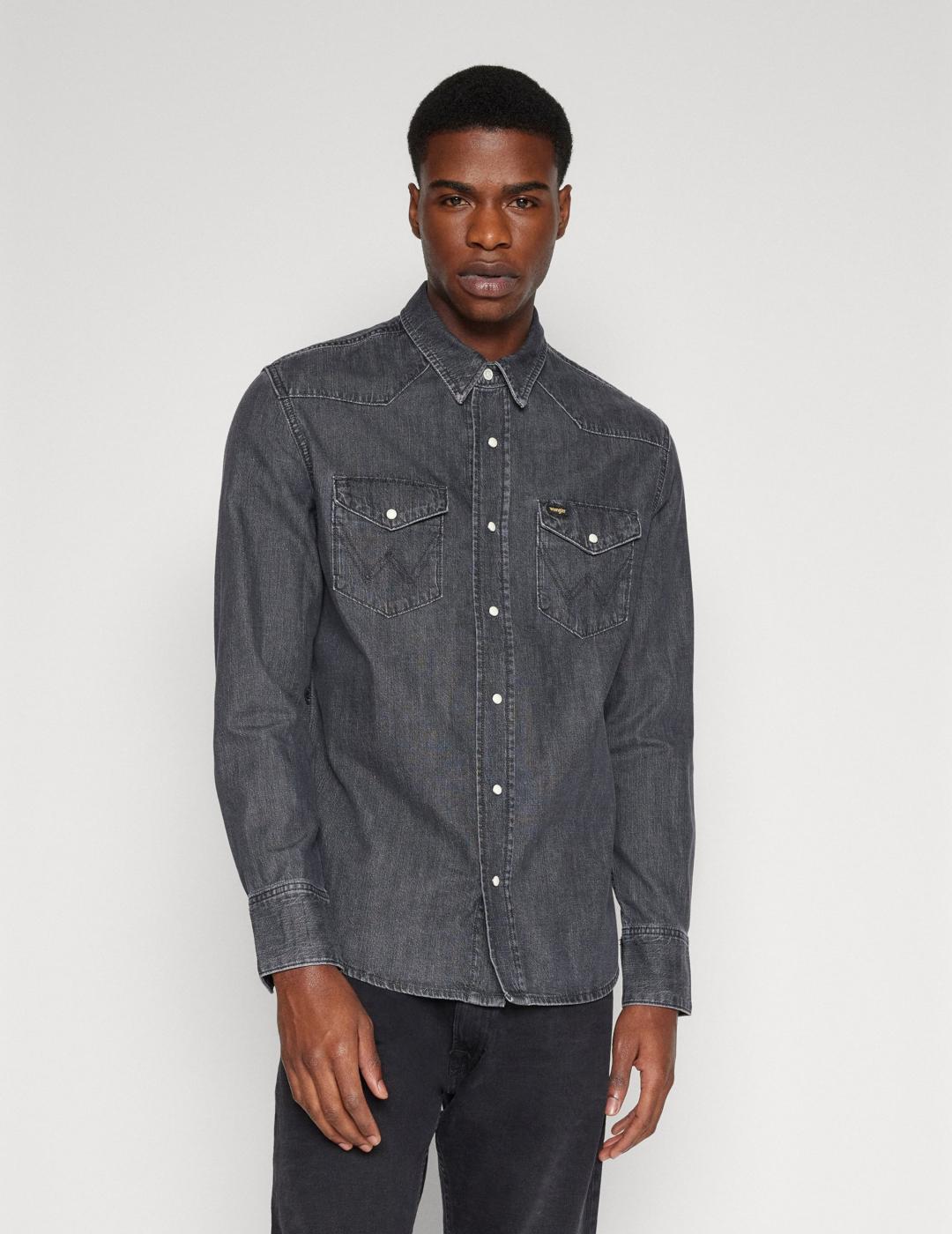 WRANGLER CAMISA JACK NEGRA