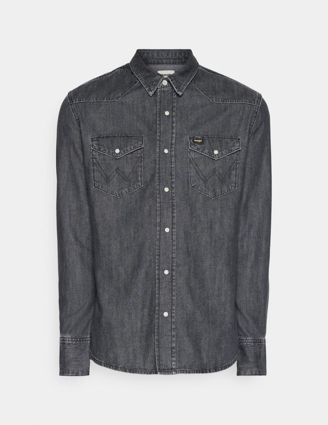 WRANGLER CAMISA JACK NEGRA