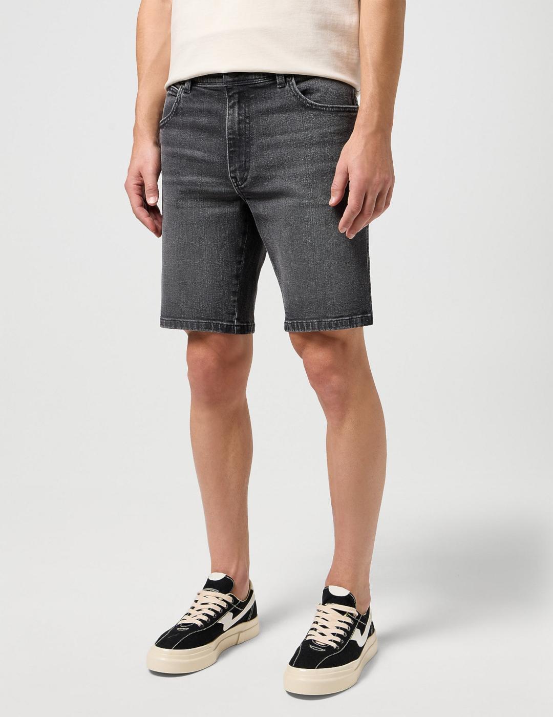 WRANGLER SHORTS DENIM TEXAS BLACK