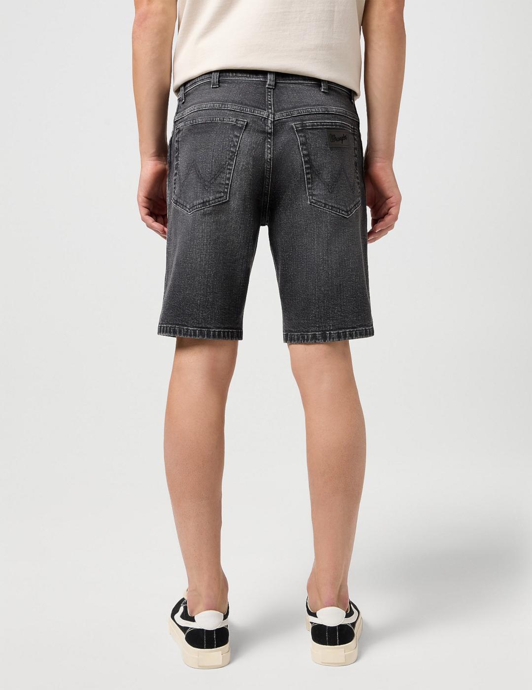 WRANGLER SHORTS DENIM TEXAS BLACK