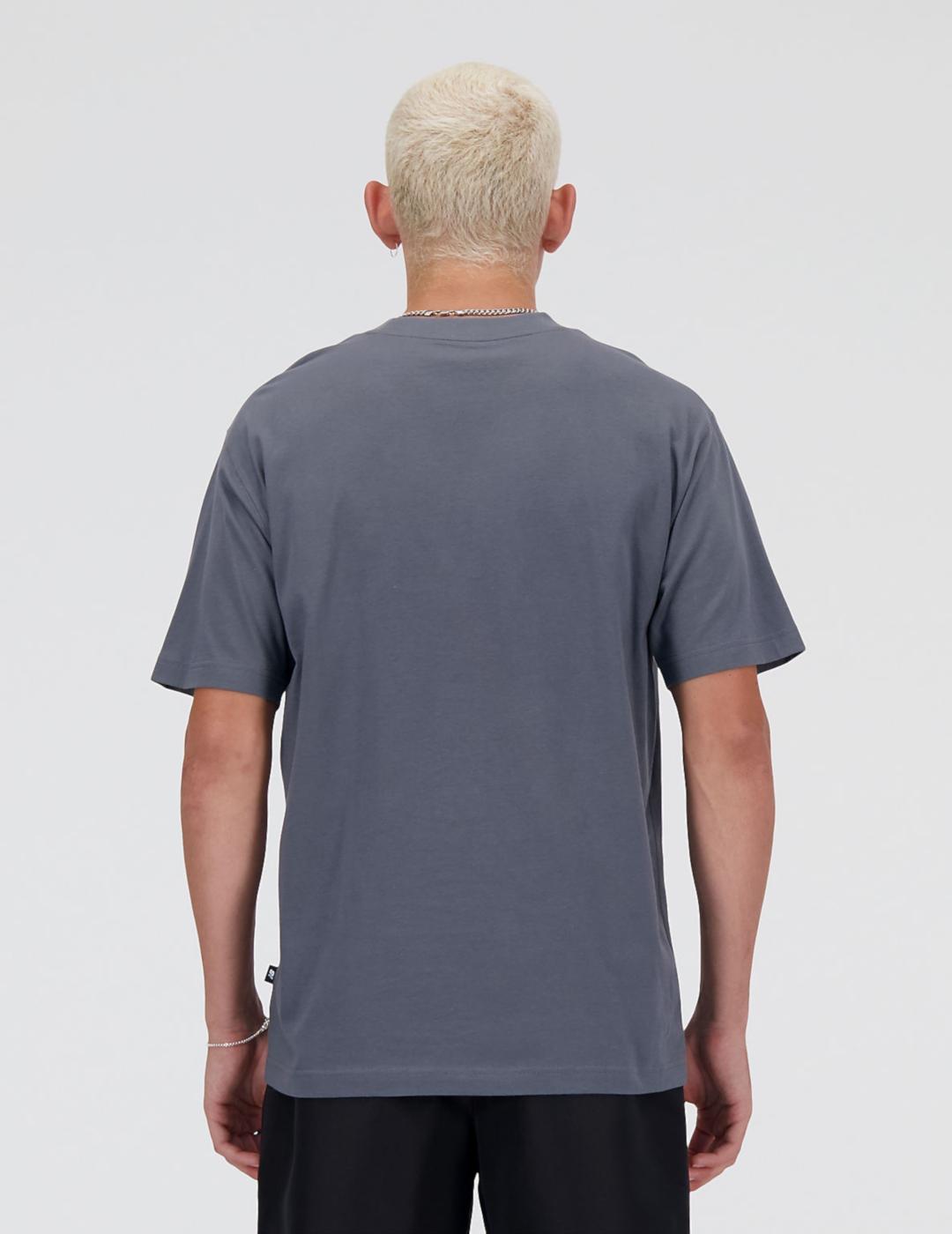 CAMISETA NEW BALANCE LINEAR-T GRIS