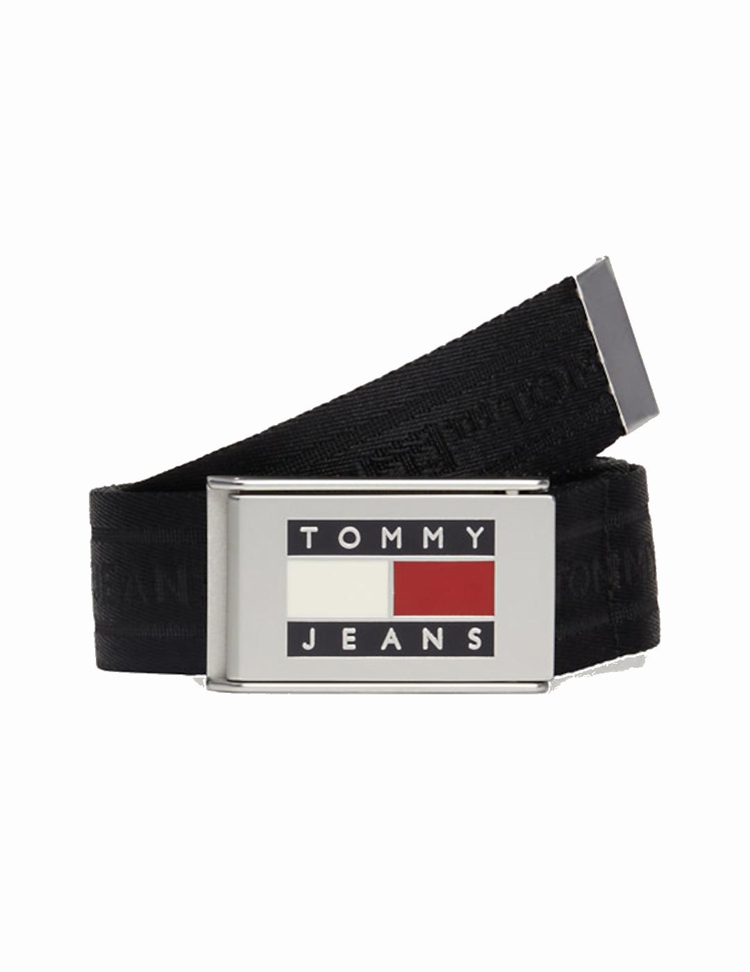 TOMMY CINTURÓN HEBILLA NEGRO